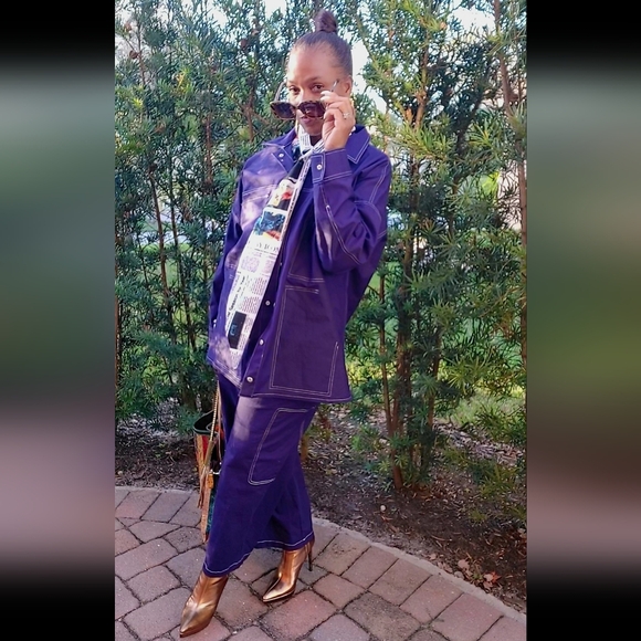 Utility jean jacket (see closet for purse in the pictures) - Picture 11 of 15